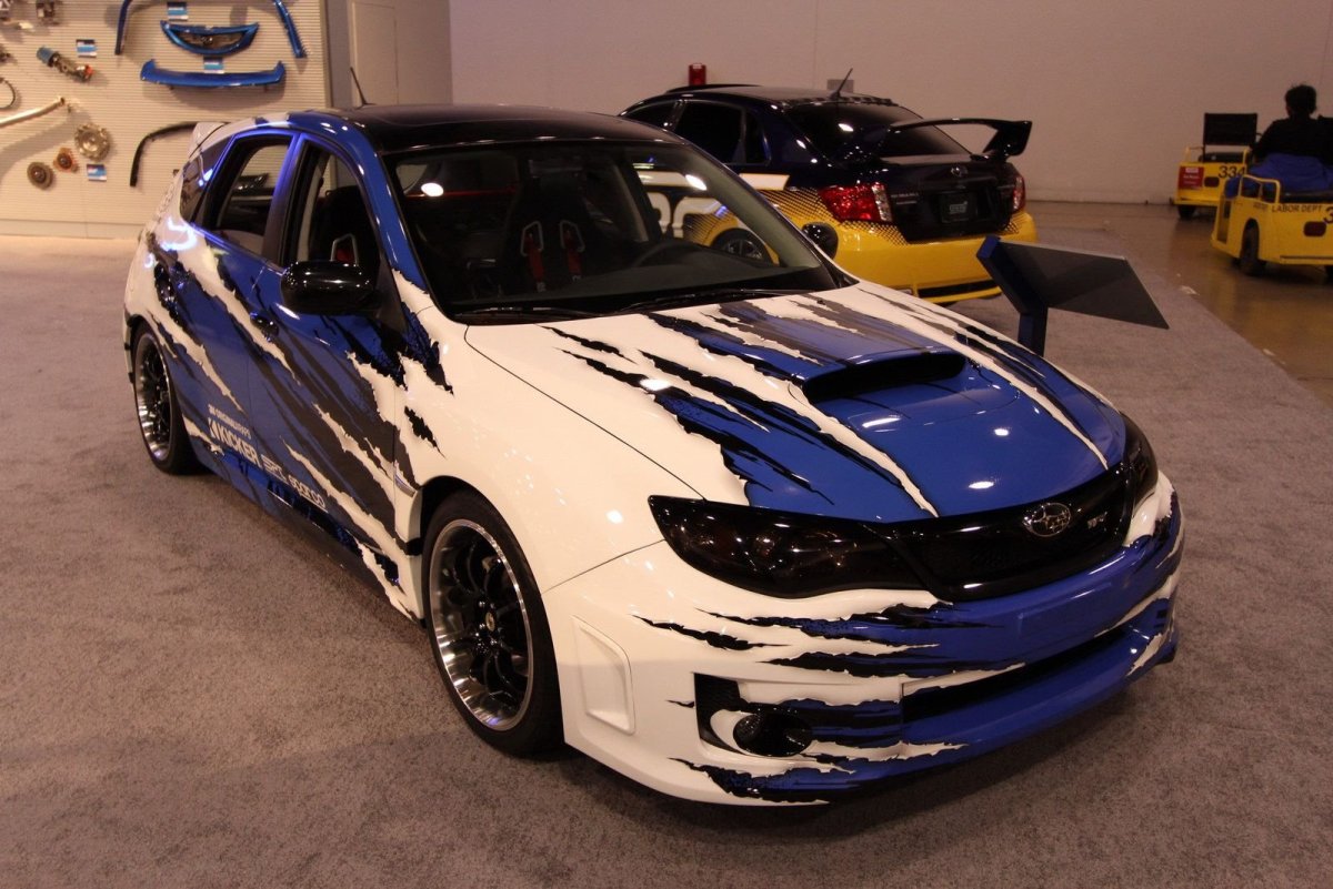 Subaru Impreza WRX STI 2016 спортивный винил