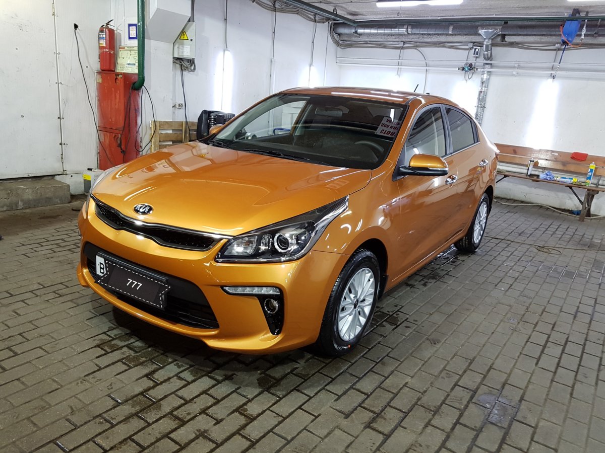Kia Rio 2017 Prestige оранжевая