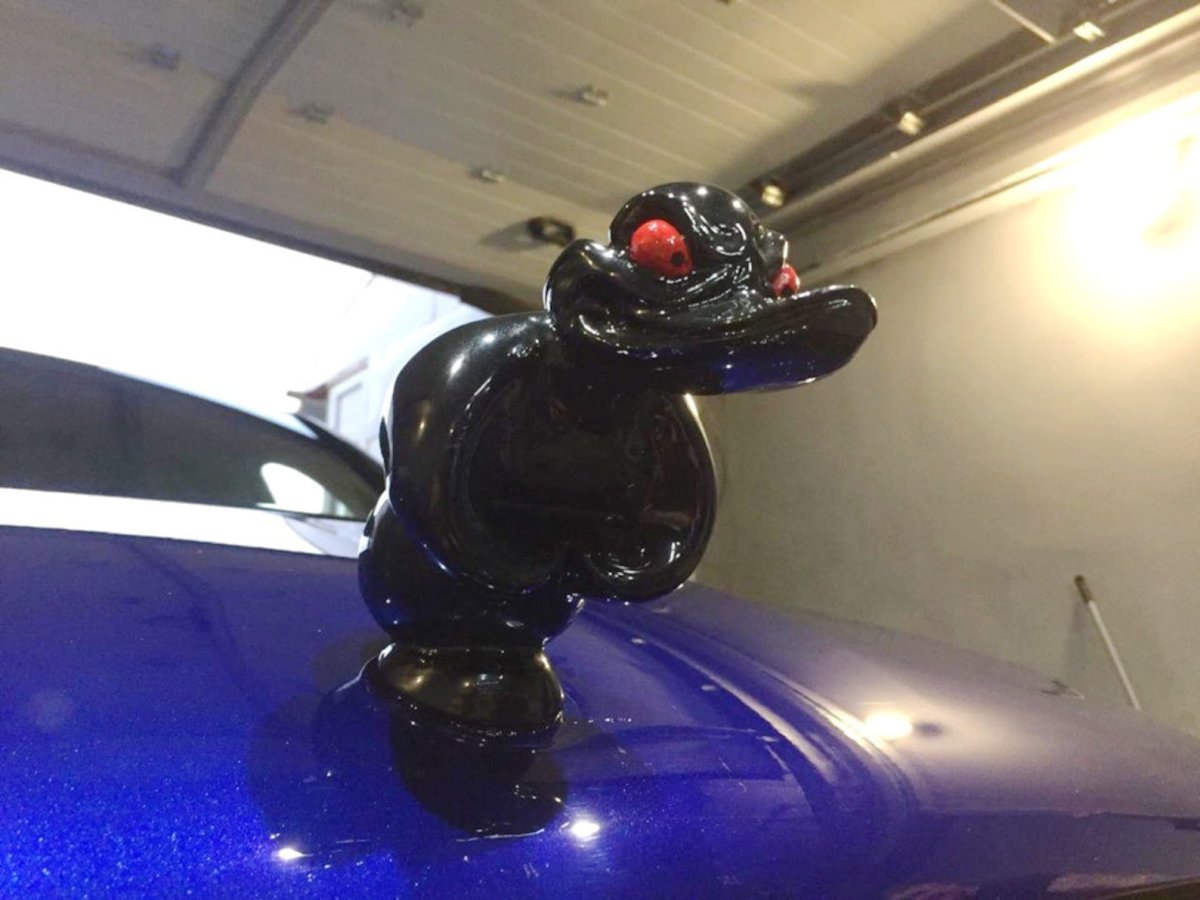 Утёнок на капот автомобиля
