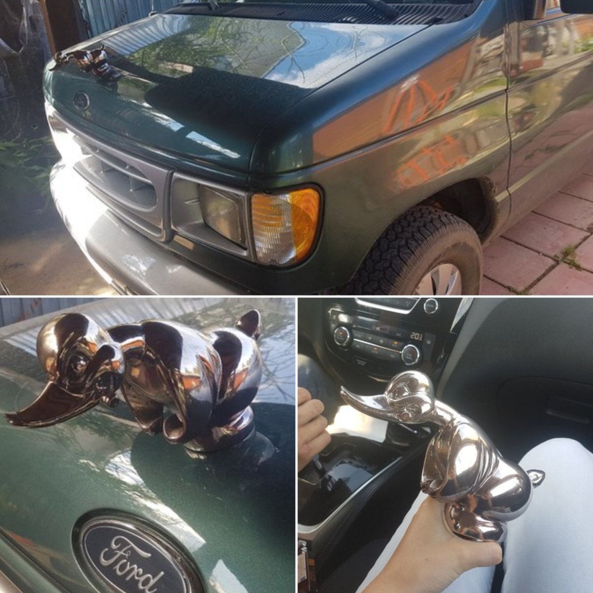 Утка на капот dodge Ram