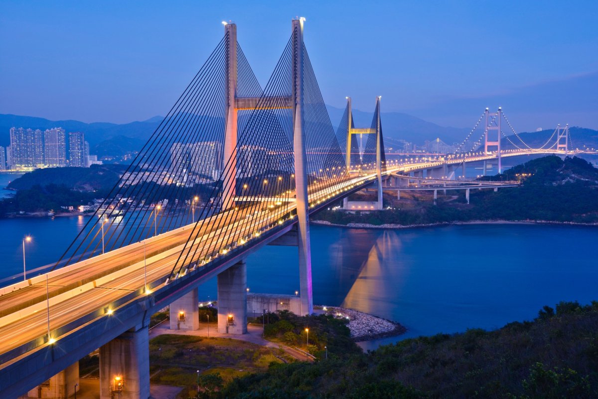 . Мост Цинь ма: Гонконг