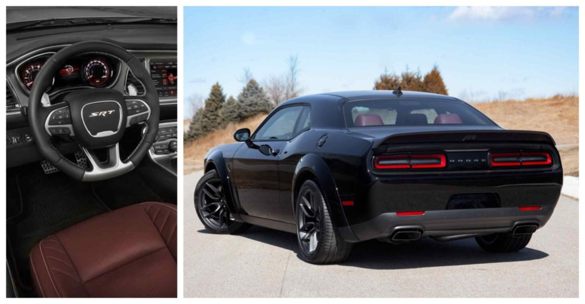 Dodge Challenger Hellcat черный