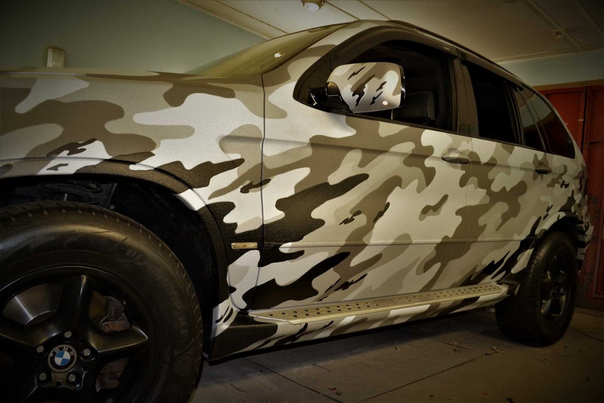 BMW x5 Раптор камуфляж