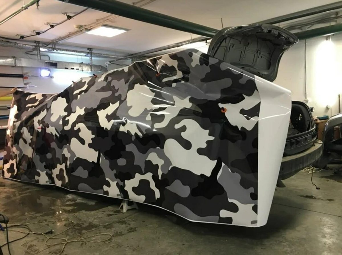 BMW 7 камуфляж