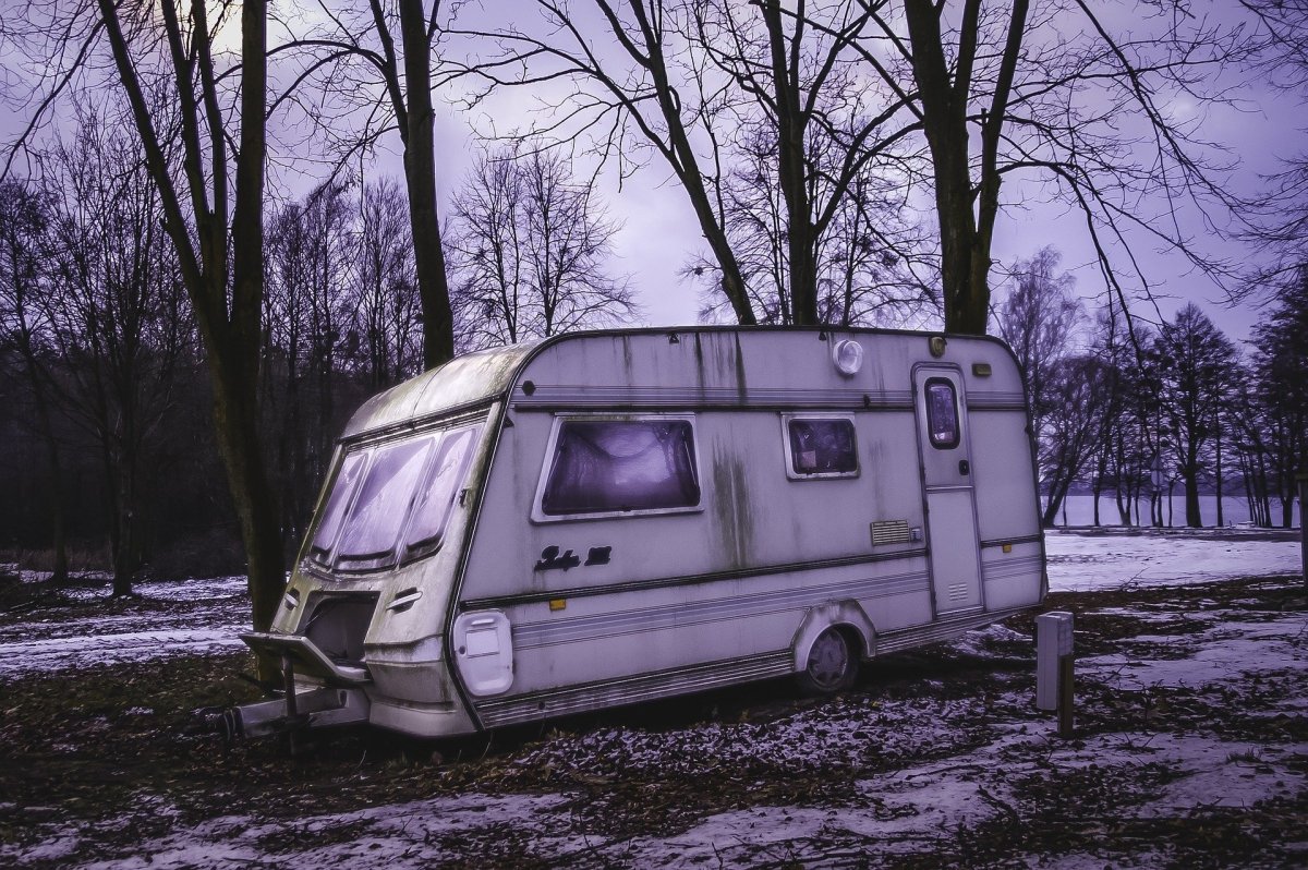 Дом на колесах старый