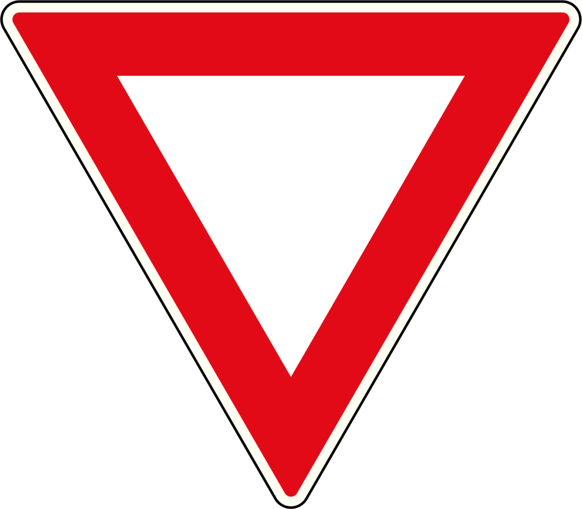 Красный треугольник знак