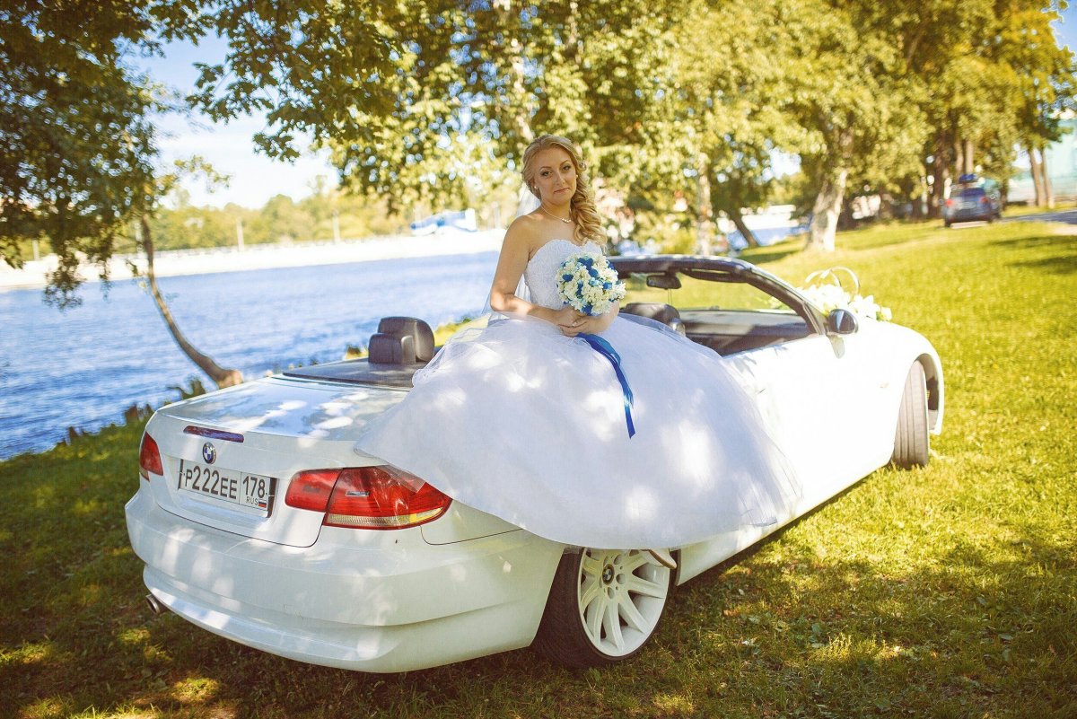 Свадебный кабриолет стильный