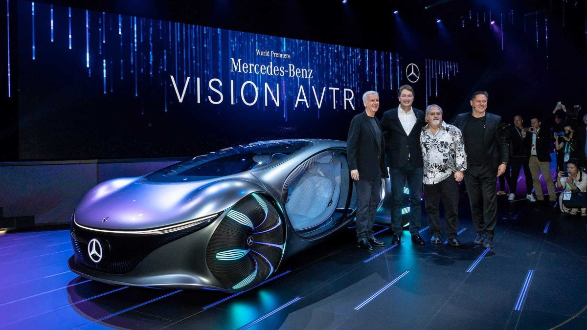 Mercedes Benz электрокар Mercedes-Benz Vision