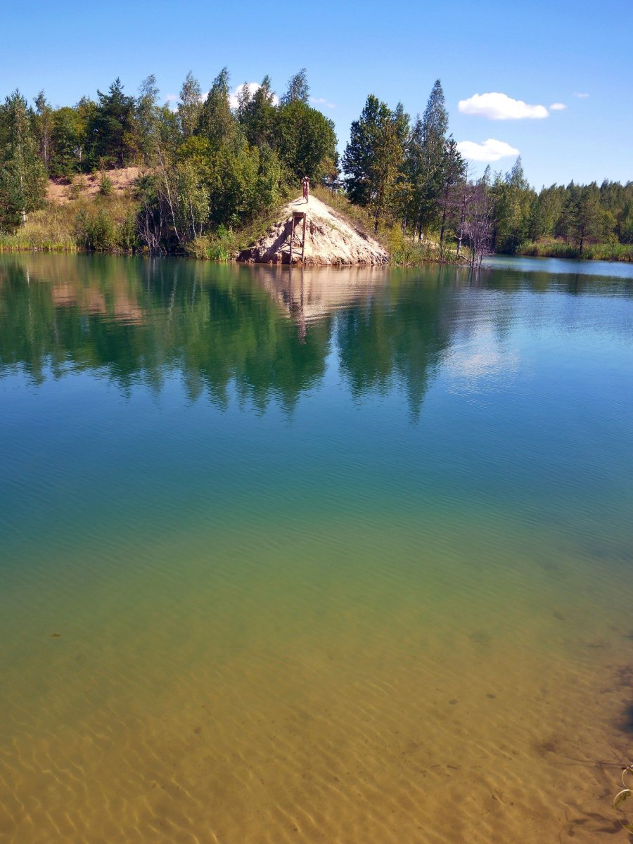 Голубое озеро Железногорск Курской области