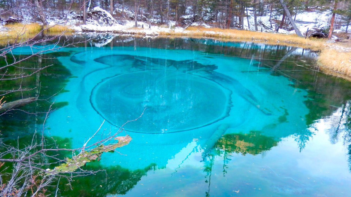 Голубое озеро Алтайский край
