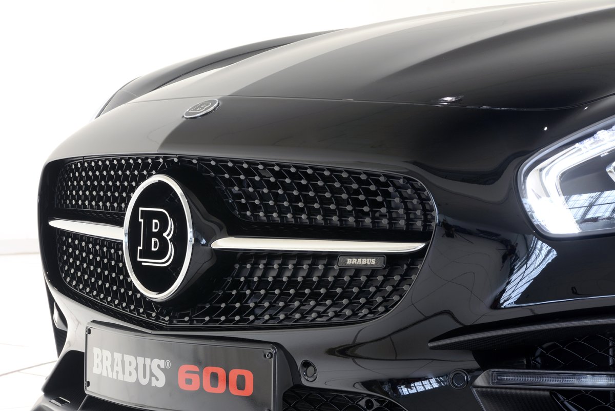 Решетка Mercedes AMG gt Brabus