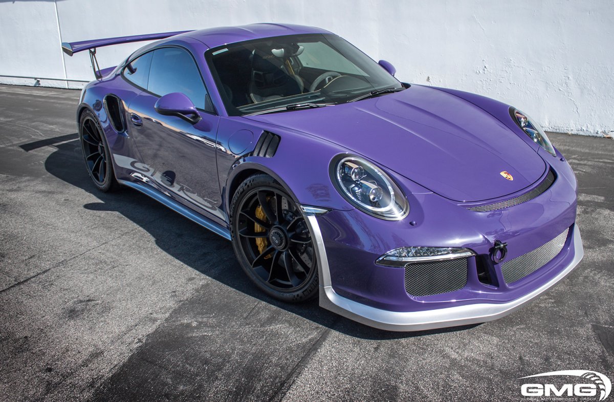 Porsche gt3 RS Ultraviolet