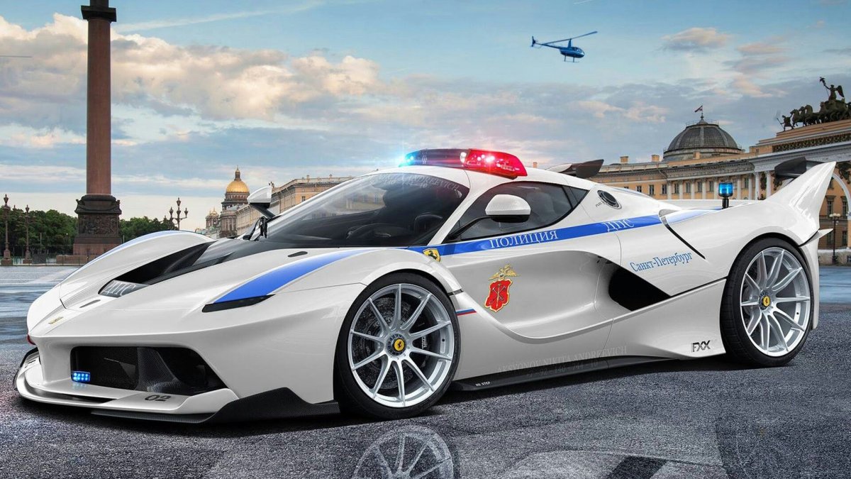 Ferrari FXX-K Russian Police