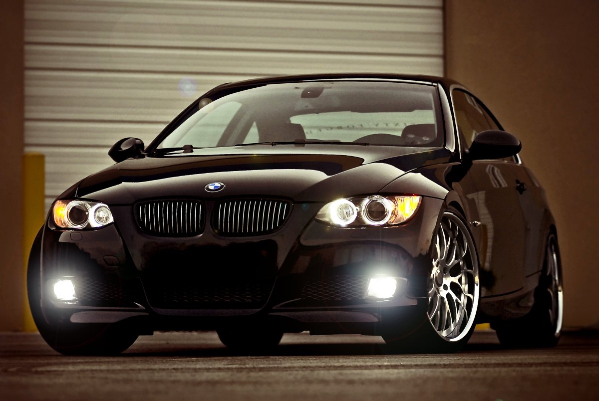 Black car BMW