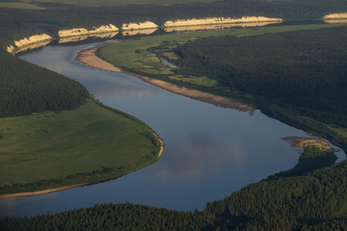 Река Пинега Север Архангельск
