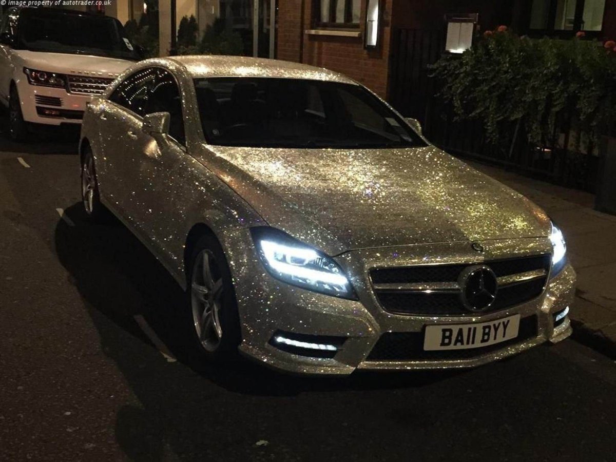 Мерседес CLS 350 алмазная крошка