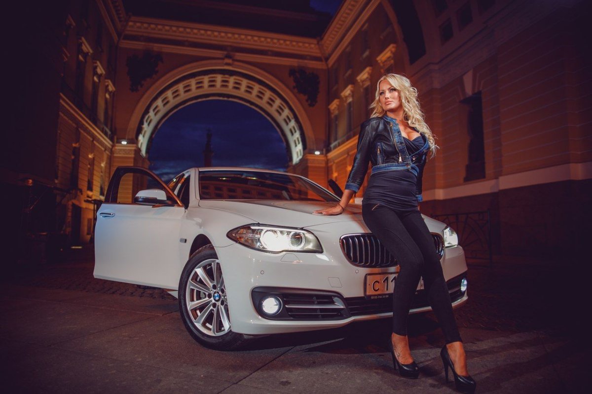 Фотосессия с автомобилем