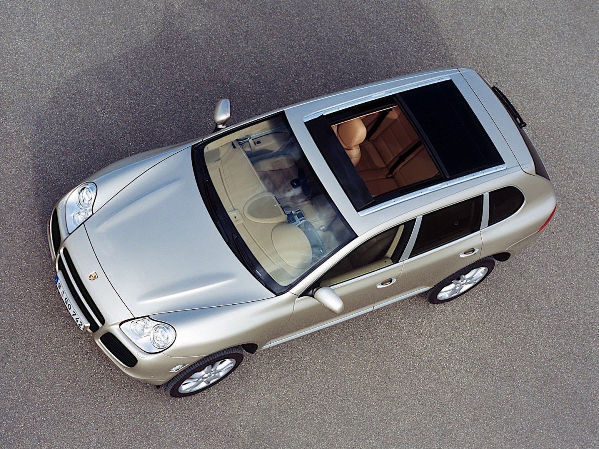 Porsche Cayenne 955 панорамная крыша