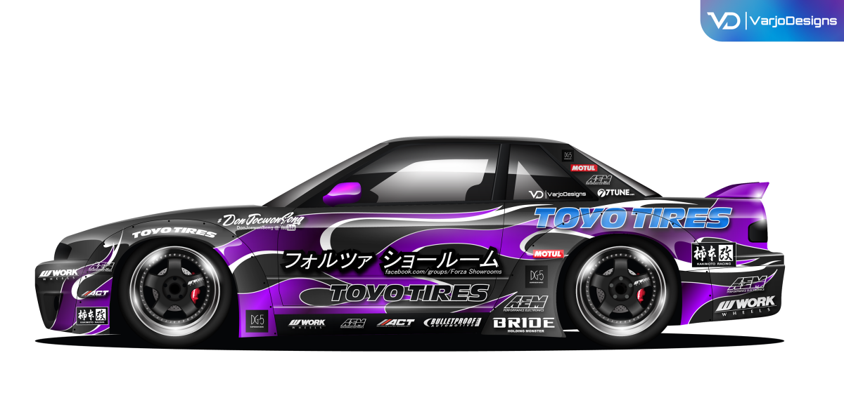 Дрифт ливреи на Silvia s13