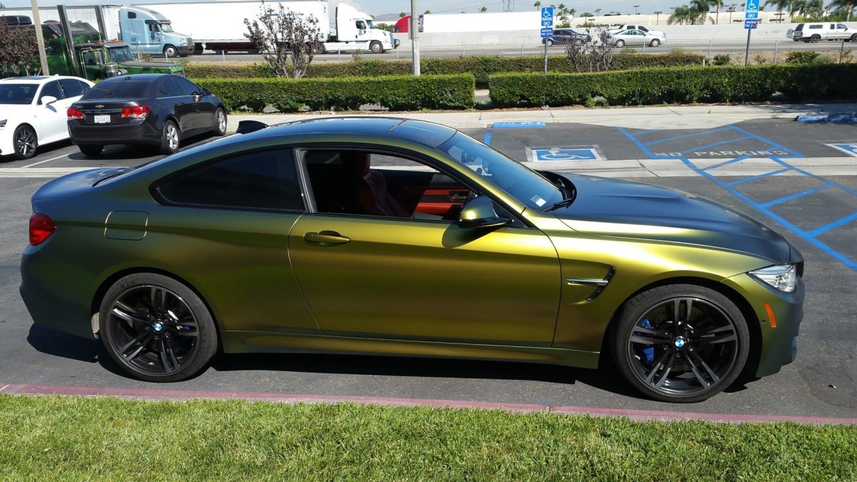 BMW m4 Gold Color