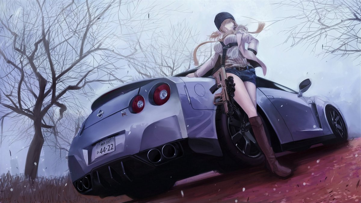 Nissan gt-r r35 anime