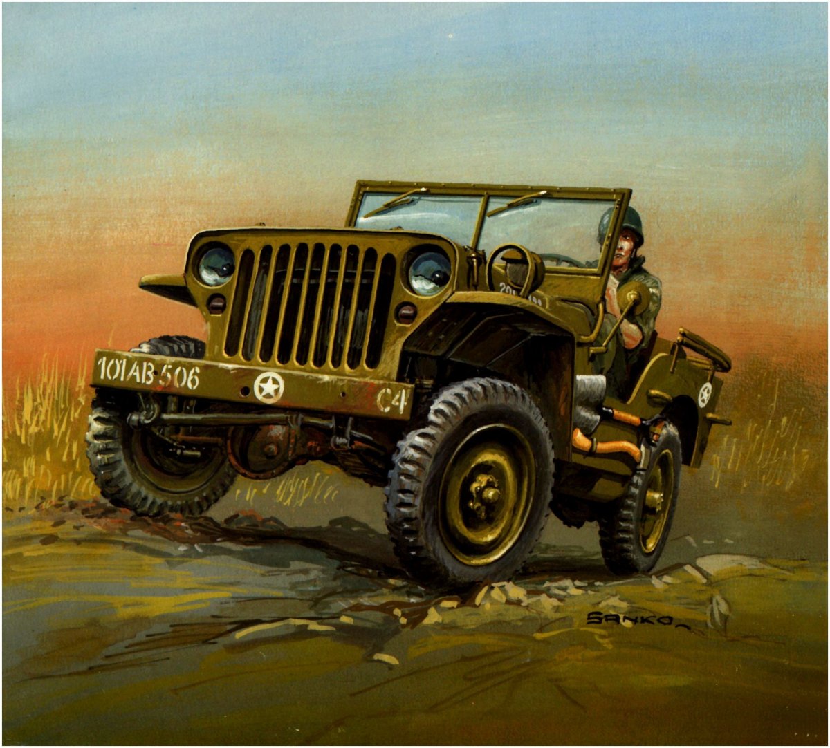 Jeep Willys арт