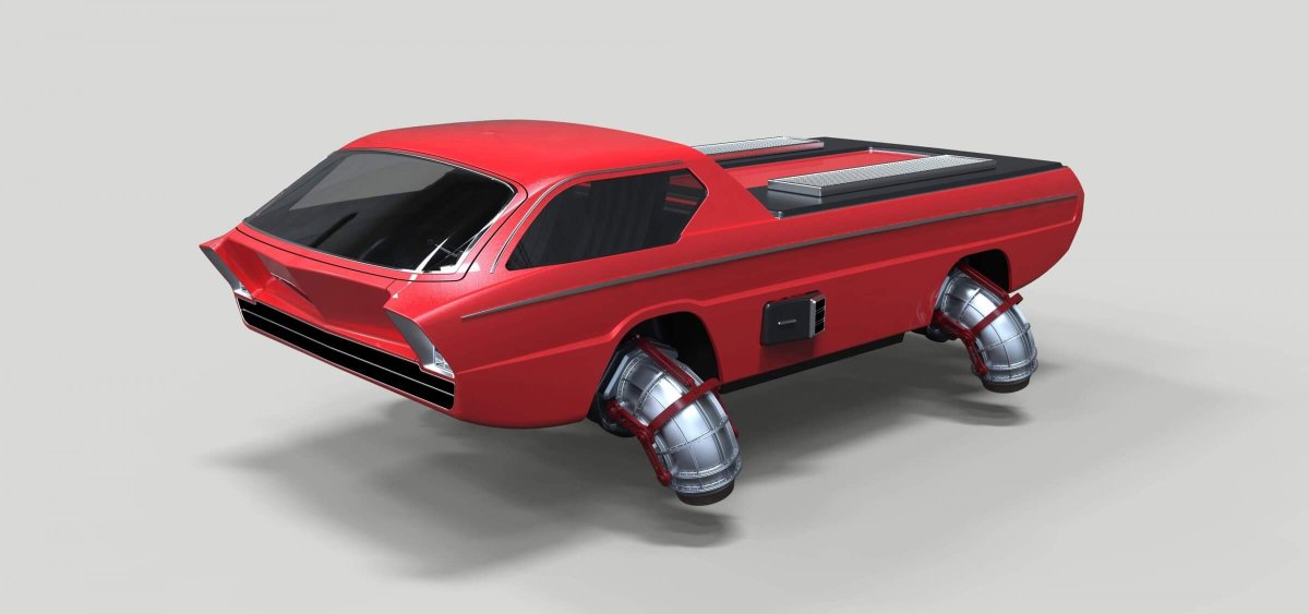 Модель dodge Deora Concept в масштабе