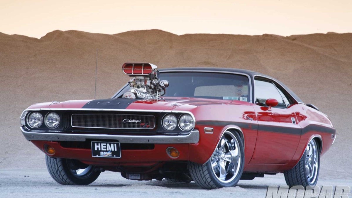 Dodge Challenger 1970 с нагнетателем