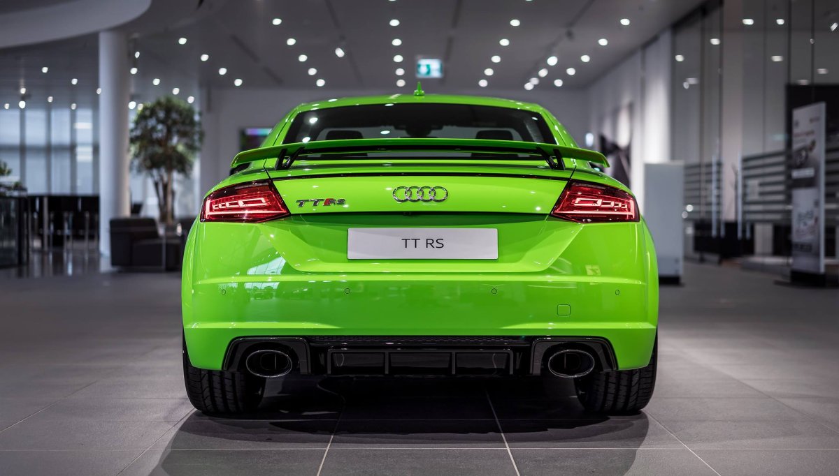Audi TT RS Coupe 2017 Green