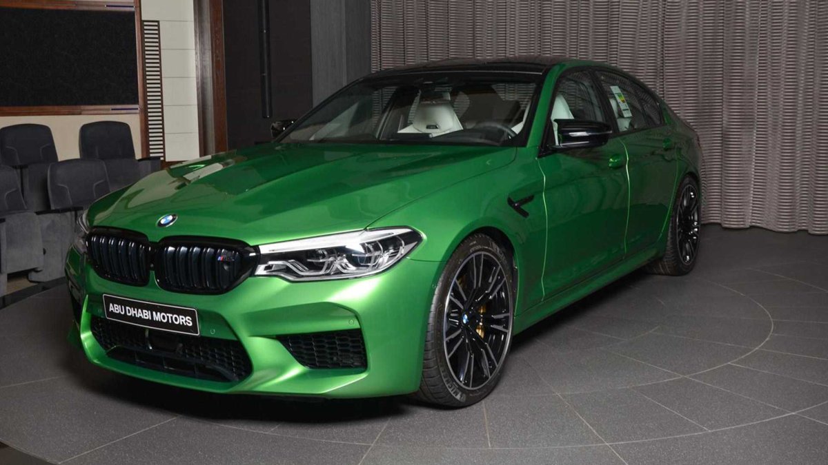 BMW m5 Competition Green