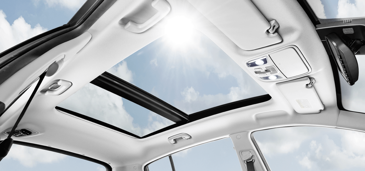 Спатадж панорамная крыша на авто