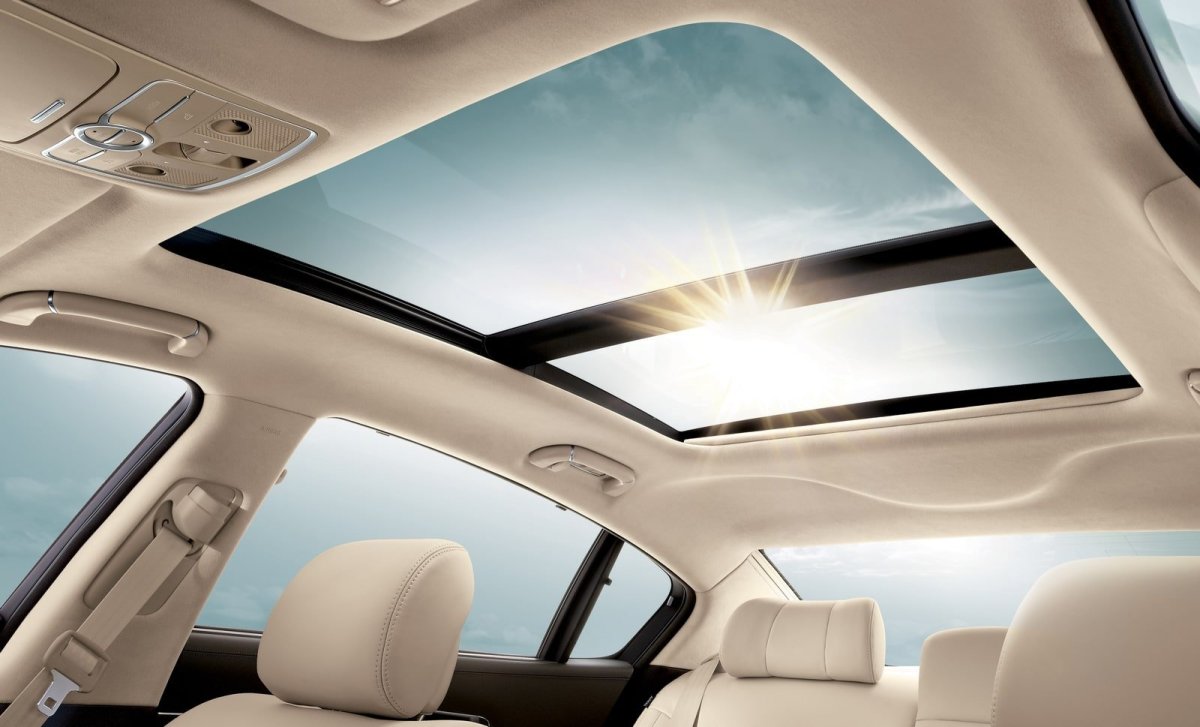 Kia Quoris панорамная крыша