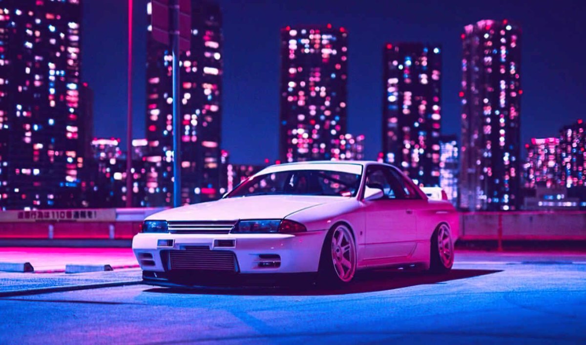 Nissan Skyline r32 ретровейв