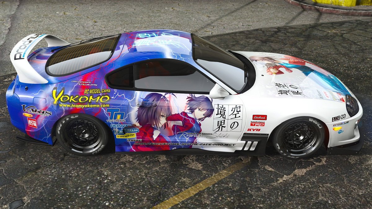 Toyota Supra a80 винил