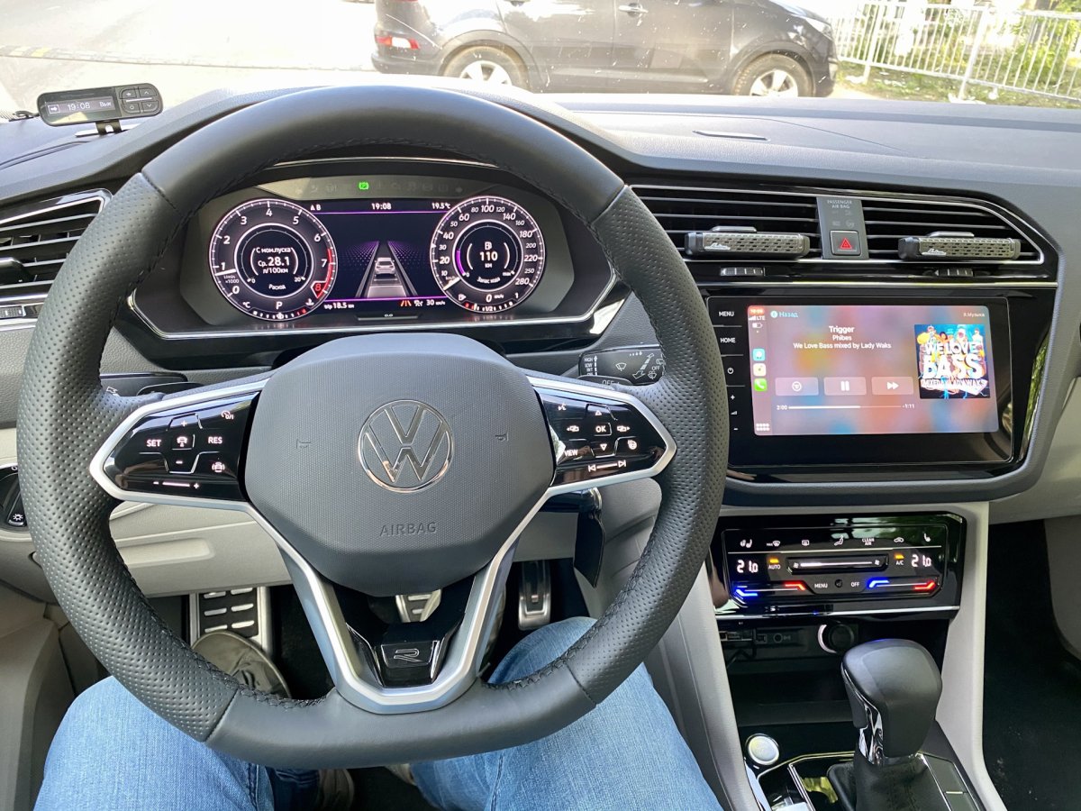 Сенсорный руль Volkswagen Tiguan