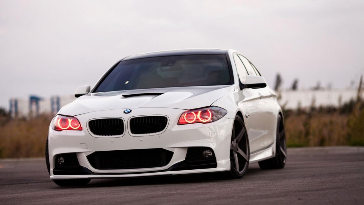 BMW m5 White Tuning