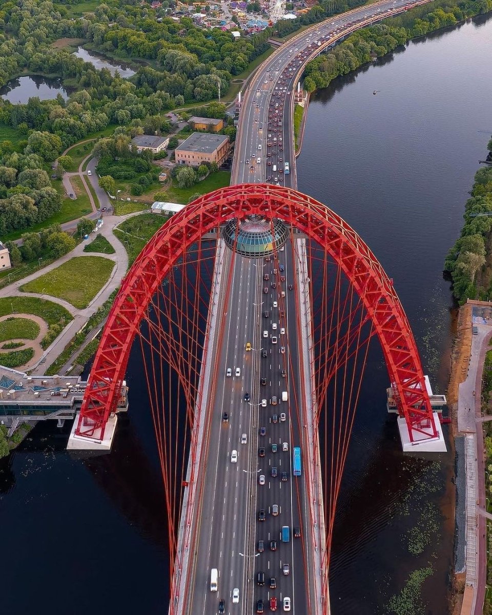 Краснопресненская магистраль живописный мост