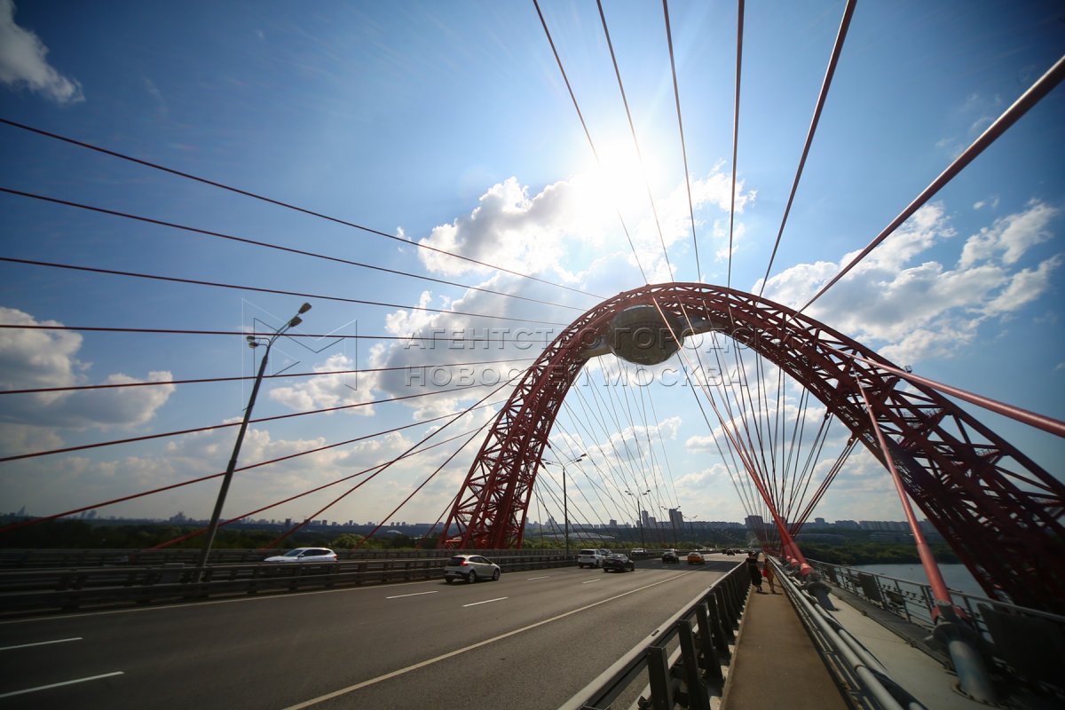 Мост на севере Москвы