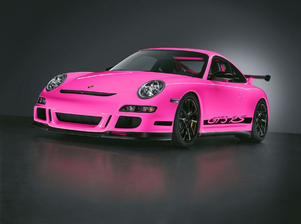Porsche Carrera розовая