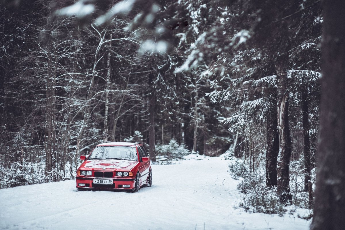 E36 BMW зима
