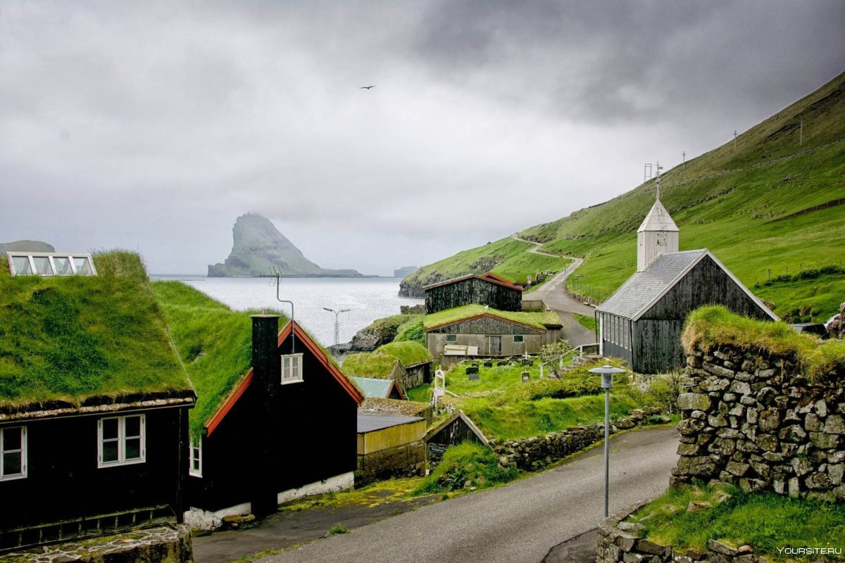 Посёлок чёднувуйк Фарерские острова