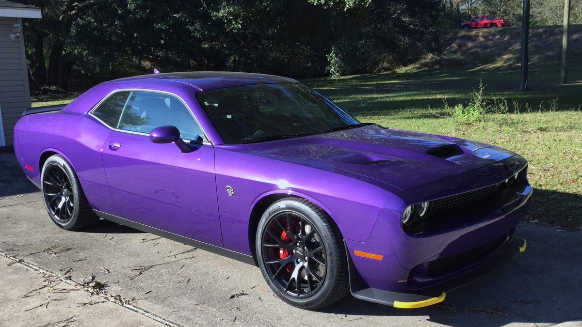 Dodge Challenger 2016 фиолетовые