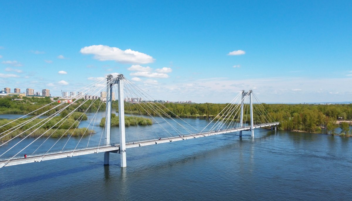 Мост Татышев Красноярск