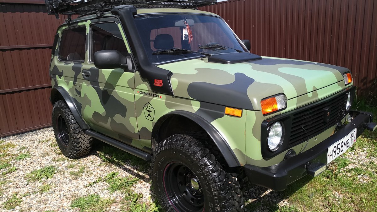 Lada 4x4 камуфляж