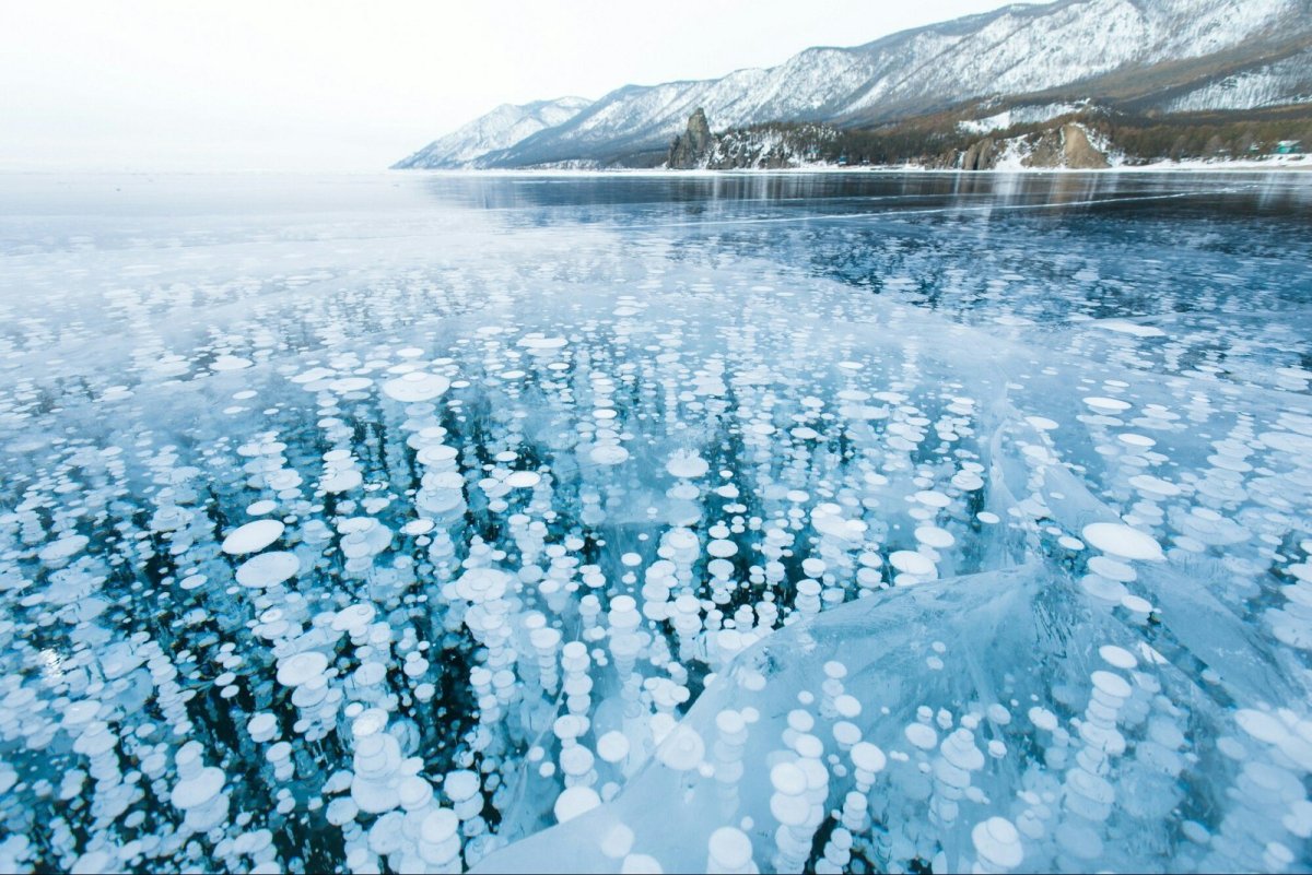 Байкал Листвянка лед