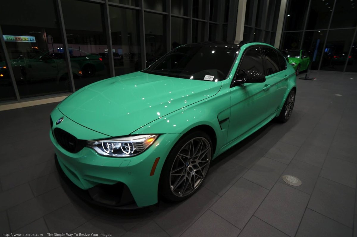 BMW m3 Mint Green