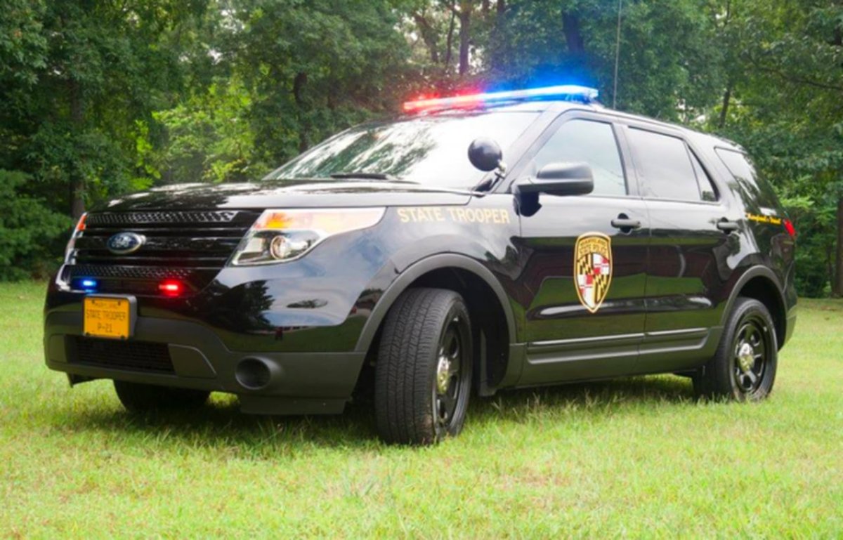 Maryland State Police vehicle