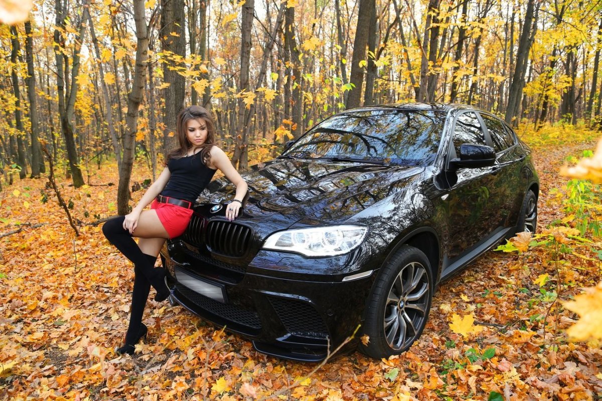 БМВ х6 осень