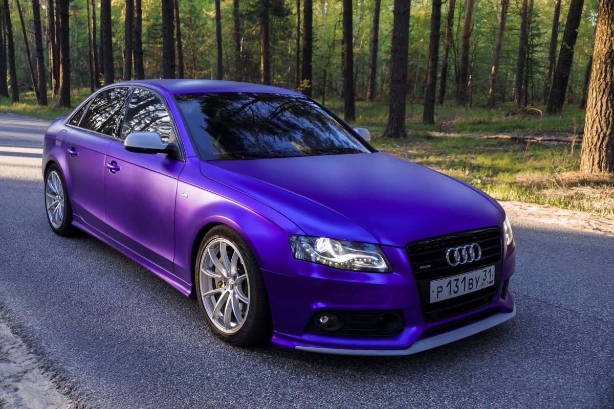Audi a6 с5 фиолетовая