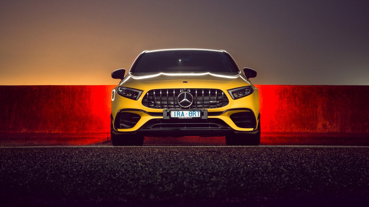 Mercedes Benz a45 AMG 2020 4к